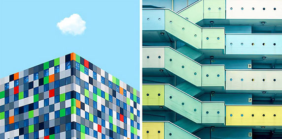 رنگ و نظم هندسی در معماری
