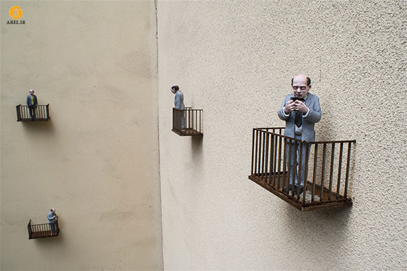 هنر : انسان های تنها در شهر های مدرن