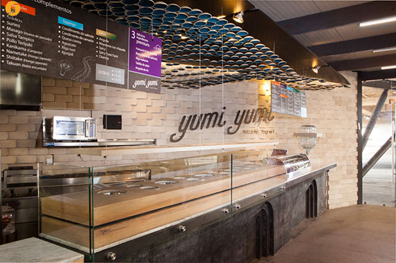 طراحی داخلی رستوران Yumi Yumi