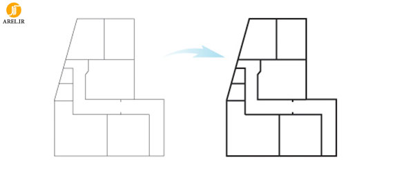 آموزش Illustrator : نحوه طراحی پلان سه بعدی در Illustrator