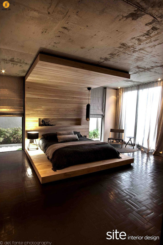 7 نمونه طراحی تخت خواب سایبانی مدرن