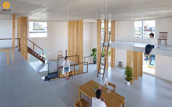 یک شرکت دکوراسیون ژاپنی طراحی داخلی دفتر کار خود را  انجام داد