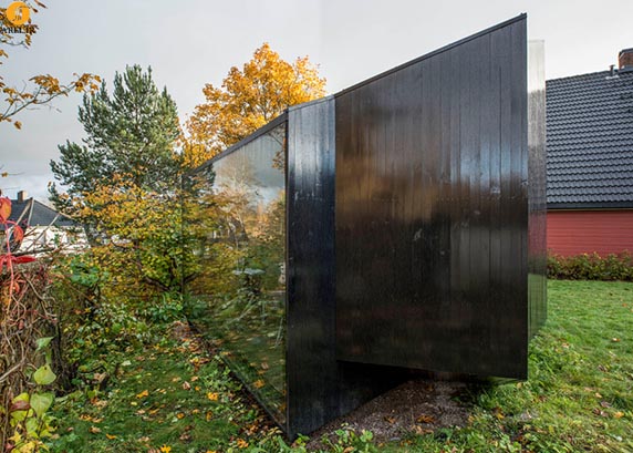 معماری و طراحی کلبه ای برای نویسنده ای نروژی