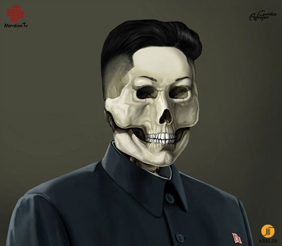 پرتره ای از رهبران مشهور جهان توسط نقاش معروف Gunduz Agayev