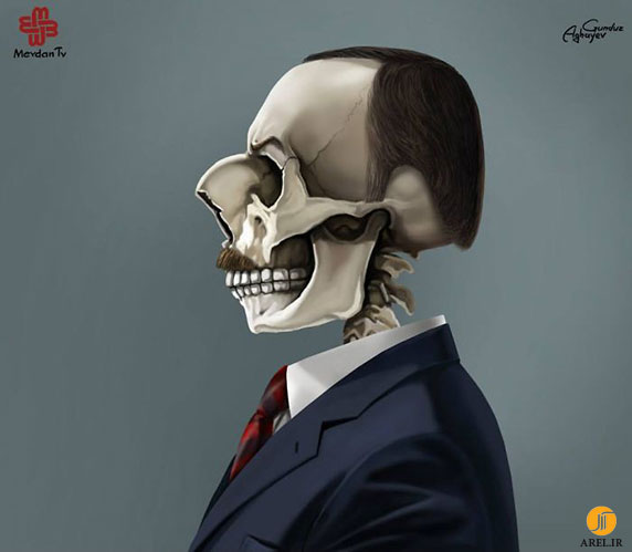 پرتره ای از رهبران مشهور جهان توسط نقاش معروف Gunduz Agayev