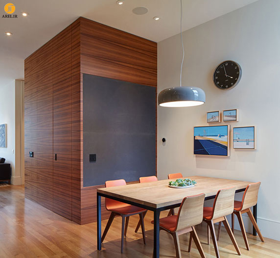 طراحی و دکوراسیون داخلی آپارتمان 3 طبقه برای یک خانواده
