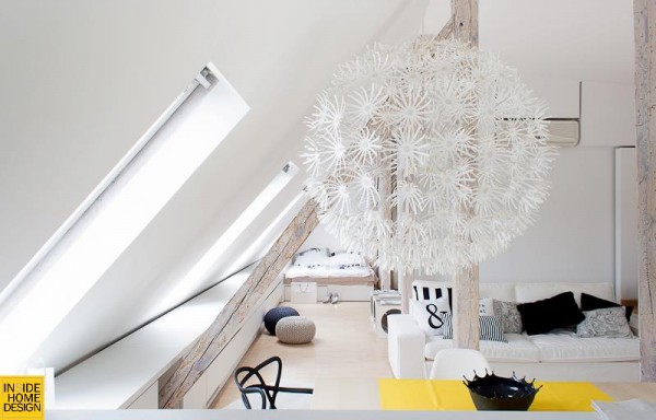 طراحی داخلی آپارتمان: ترکیب رنگ های شاد و خنثی در دکوراسیون داخلی