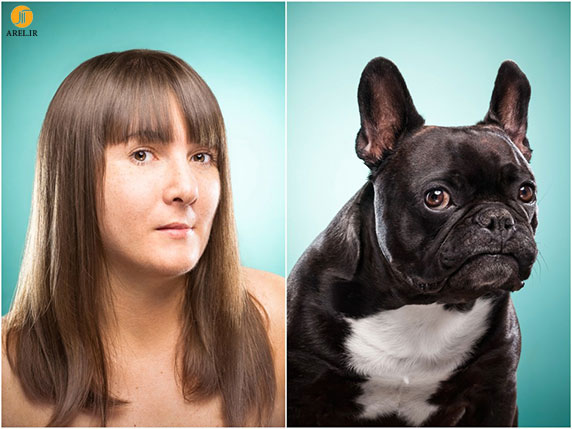 خلاقیت : تقلید انسان ها از میمیک و حالت صورت سگ هایشان