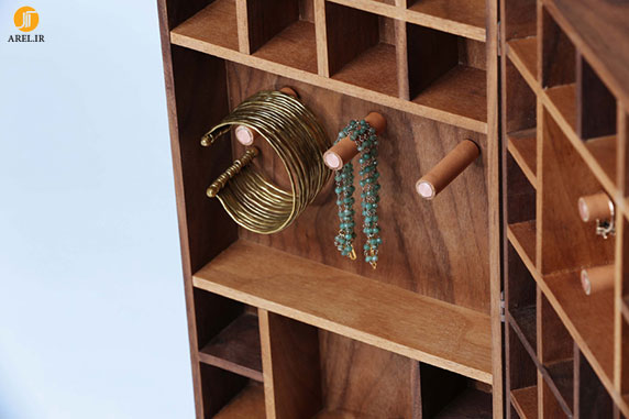 طراحی جعبه جواهرات چوبی