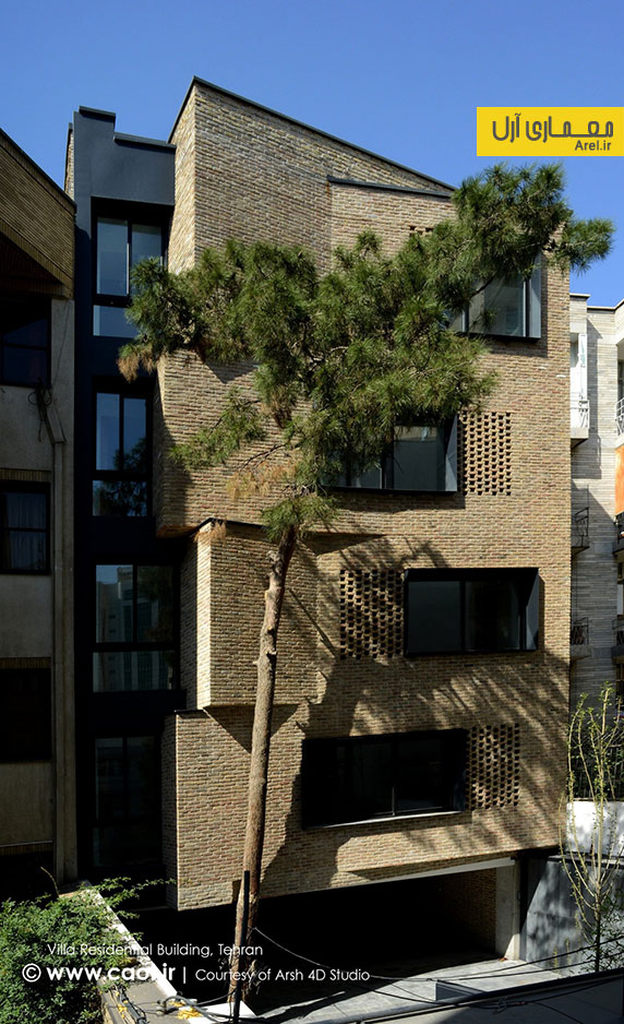 ساختمان مسکونی ویلا، رتبه اول جایزه معمار 94
