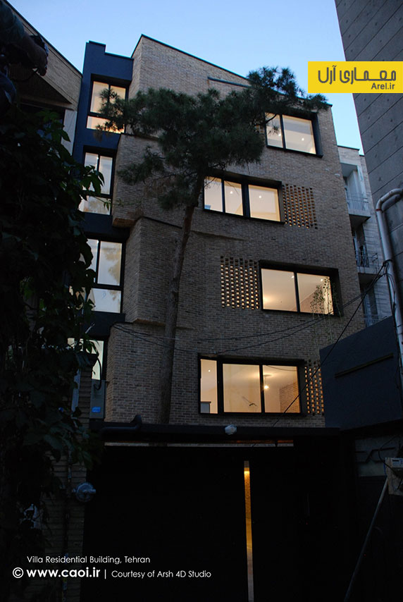 ساختمان مسکونی ویلا، رتبه اول جایزه معمار 94