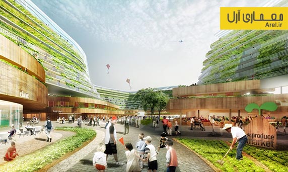 معماری پایدار: معماری مجموعه ای به نام " مزرعه خانه" برای سالمندان