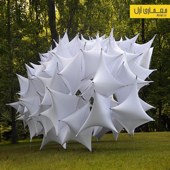 طراحی سازه کش بستی پارامتریک در  Muncie, IN, USA