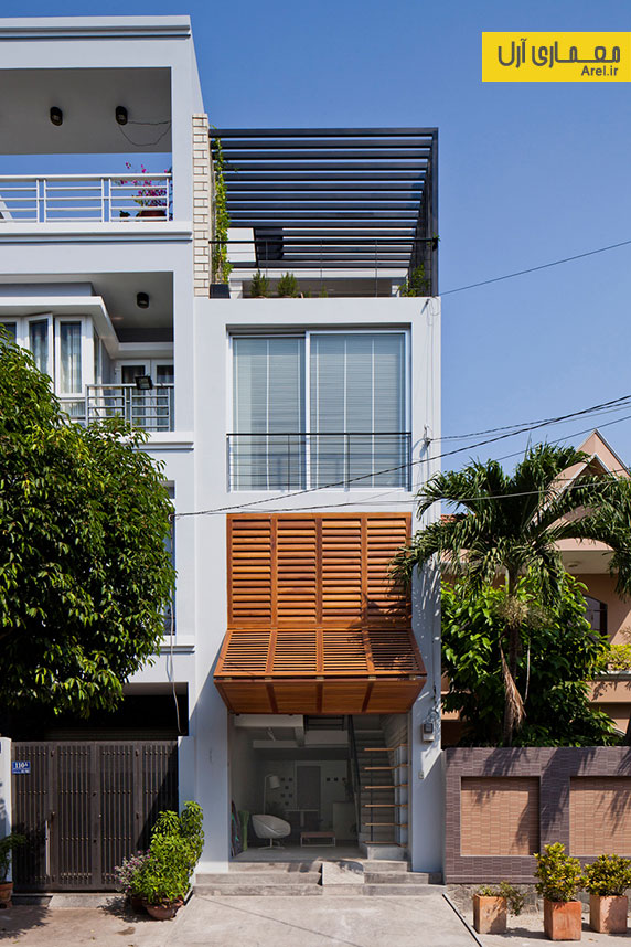 معماری و طراحی داخلی خانه ای باریک به عرض 4 متر در تایوان