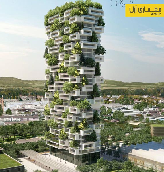 معماری کانسپچوآل: طراحی جنگلی عمودی در سوئیس معماری کانسپچوآل: طراحی جنگلی عمودی در سوئیس