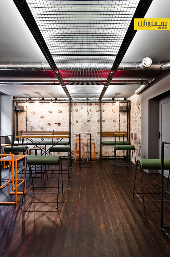 طراحی داخلی کافه بار Zrodlo