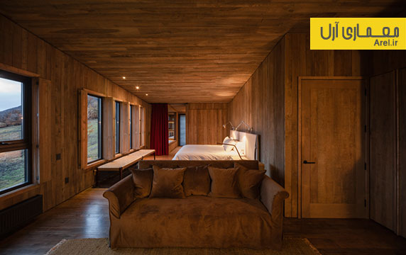 طراحی و معماری داخلی خانه های ویلایی در دل طبیعت زیبای کوه پاتاگونیا