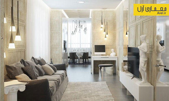 ترکیب معماری کلاسیک و مدرن در معماری داخلی ترکیب معماری کلاسیک و مدرن در معماری داخلی