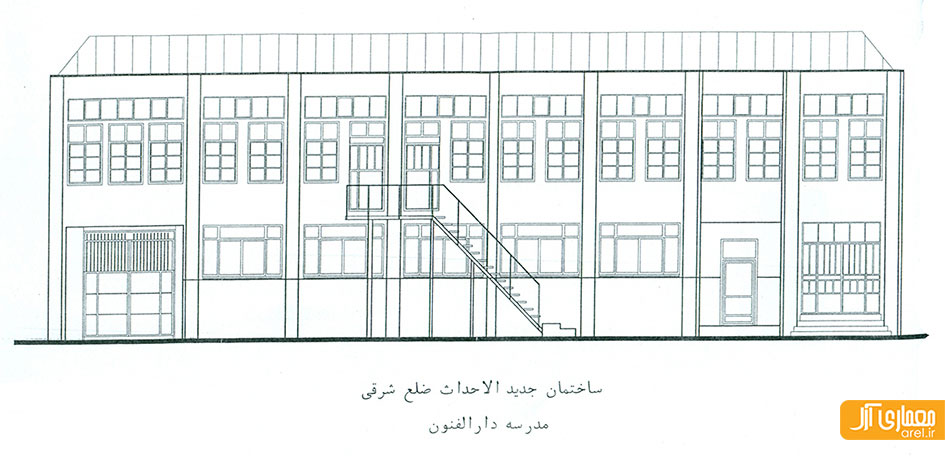 نما مدرسه دارالفنون تهران