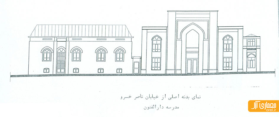 نما مدرسه دارالفنون تهران