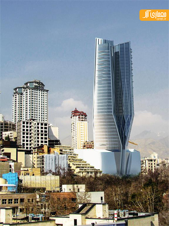 معماری هتل فرشته، اثر زاها حدید در تهران