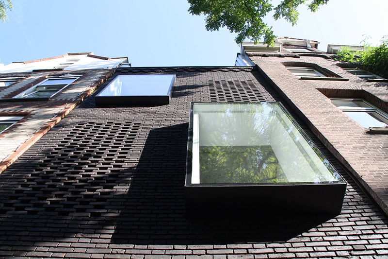 خانه مدرن در بافت تاریخی شهر روتردام