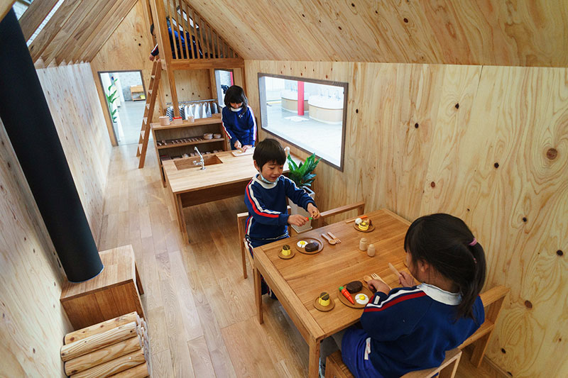 طراحی خانه در مهدکودک ژاپنی!