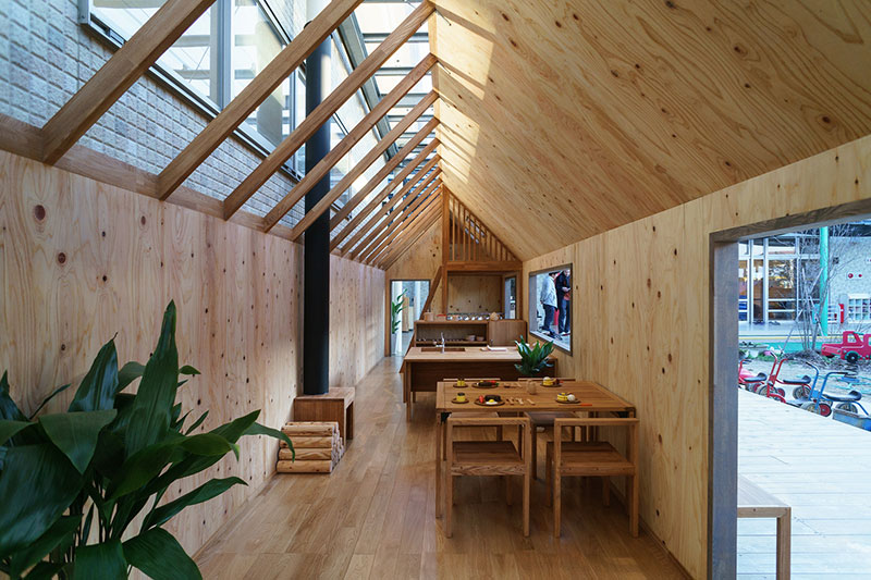 طراحی خانه در مهدکودک ژاپنی!