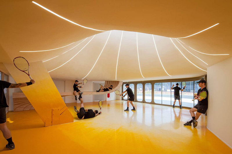 طراحی باشگاه تنیس استراسبورگ