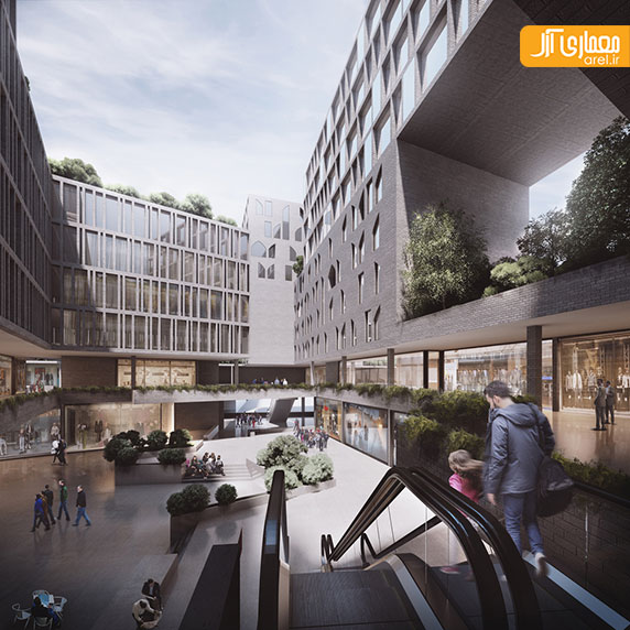 معماری مجتمع مسکونی- تجاری در مشهد