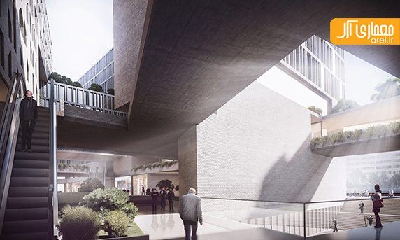 معماری مجتمع مسکونی- تجاری در مشهد