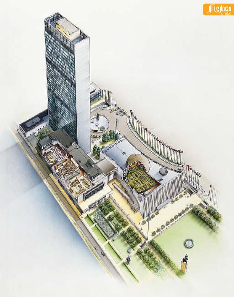 معماری ساختمان سازمان ملل