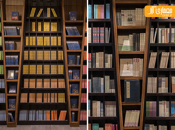 طراحی داخلی کتاب فروشی