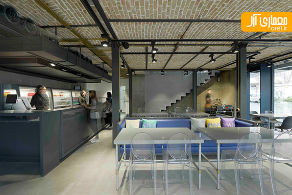 طراحی داخلی رستوران ریواس توسط مهسا مجیدی