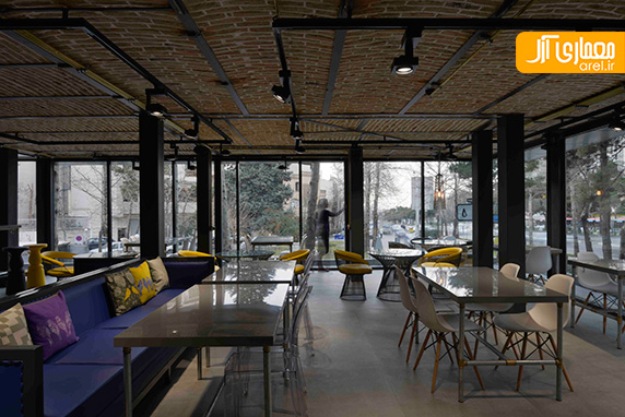 طراحی داخلی رستوران ریواس توسط مهسا مجیدی