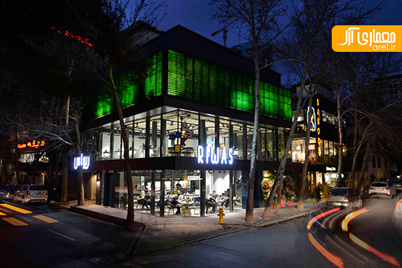 طراحی داخلی رستوران ریواس توسط مهسا مجیدی