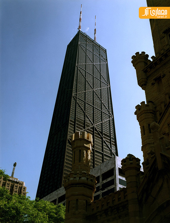 John Hancock Center شیکاگو مرکز جان هنکاک در شیکاگو