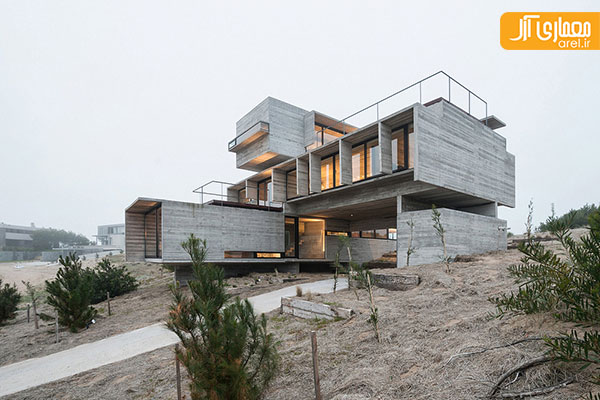 معماری ویلای مینیمال در اقلیمی  ییلاقی