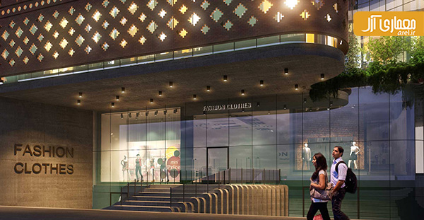 طراحی ساختمان اداری تجاری نیاوران اثر محمدرضا نیکبخت