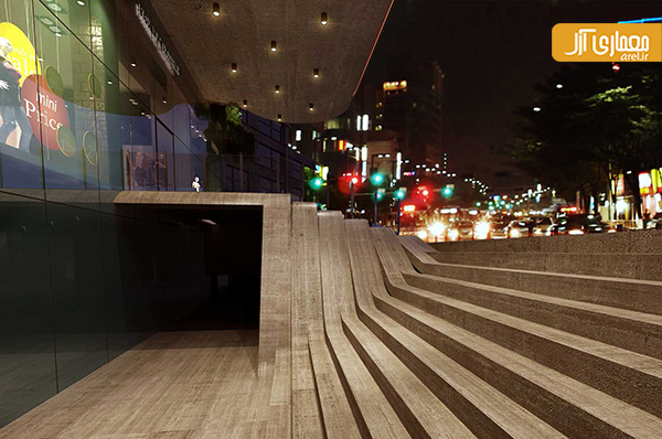 طراحی ساختمان اداری تجاری نیاوران اثر محمدرضا نیکبخت