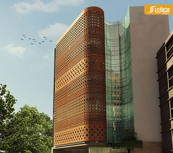طراحی ساختمان اداری تجاری نیاوران اثر محمدرضا نیکبخت