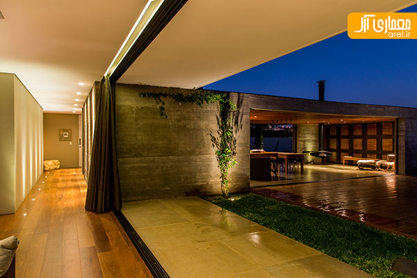 معماری ویلای MCNY با نمای متحرک