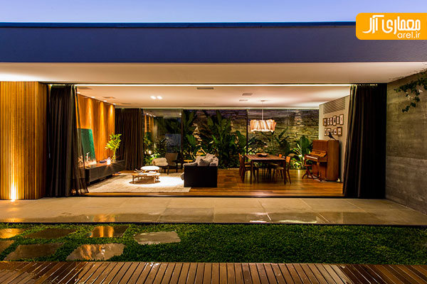 معماری ویلای MCNY با نمای متحرک