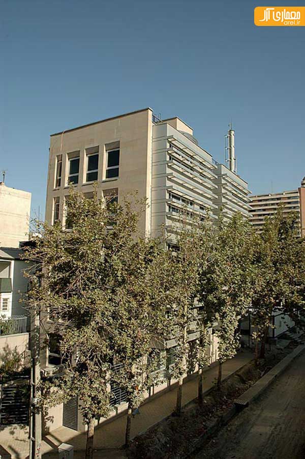 نمای ساختمان اداری ملاصدرا