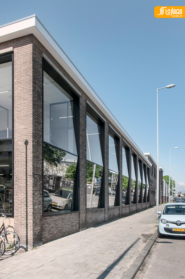 طراحی داخلی دفتر اداری سبز در آمستردام