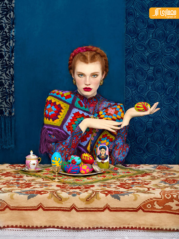slavic folklore fashion photoshoot andrey yakovlev lili aleeva 3 - اخبار