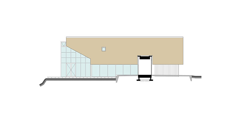 ویلایی به سبک مدرن در حومه شهر