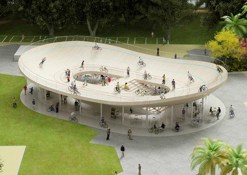 پروژه معماری الهام بخش برای دوچرخه
