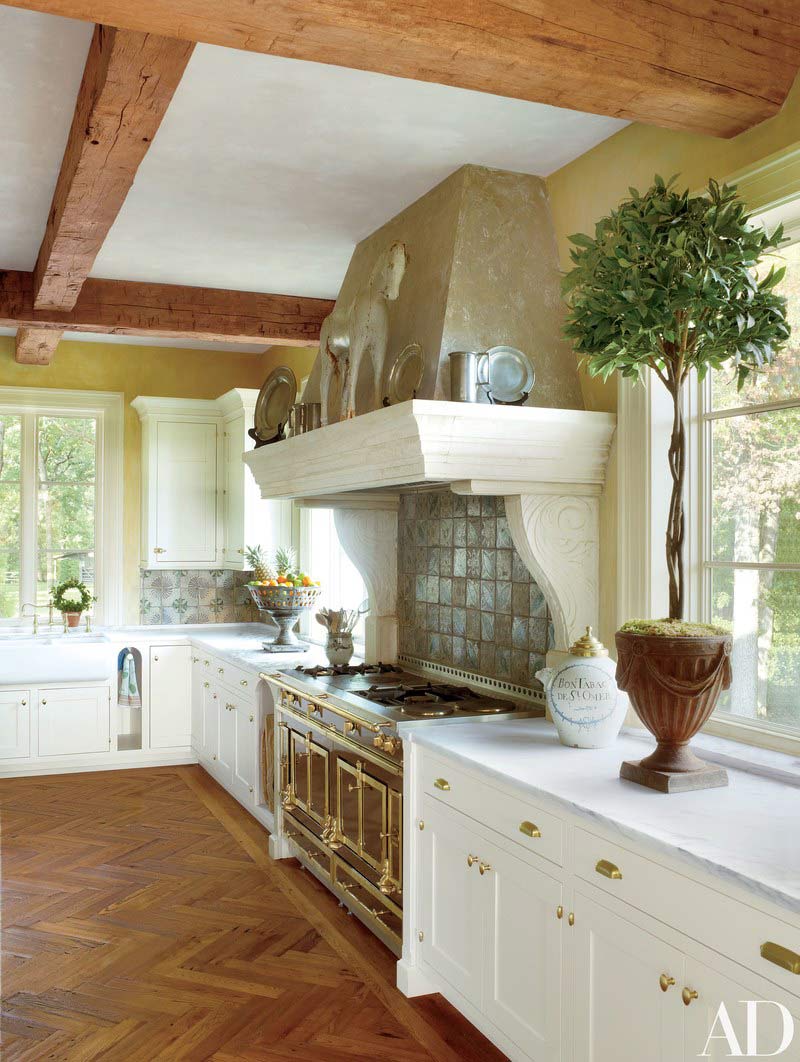 طراحی داخلی آشپزخانه به سبک روستیک