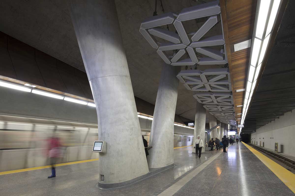 طراحی ایستگاه متروی دهکده پایونیر